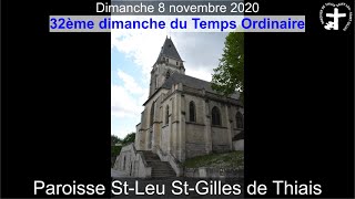 2020-11-08 - Messe du 32ème dimanche du Temps Ordinaire
