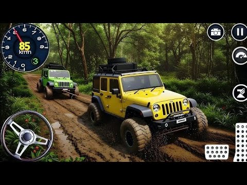 4x4 Offroad Jeep Driving Simulator 3D - Drive SUV 4x4 Jeep Offroad Game - Android Gameplay 