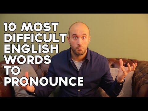 How to cheat at pronunciation! 10 most difficult English words!