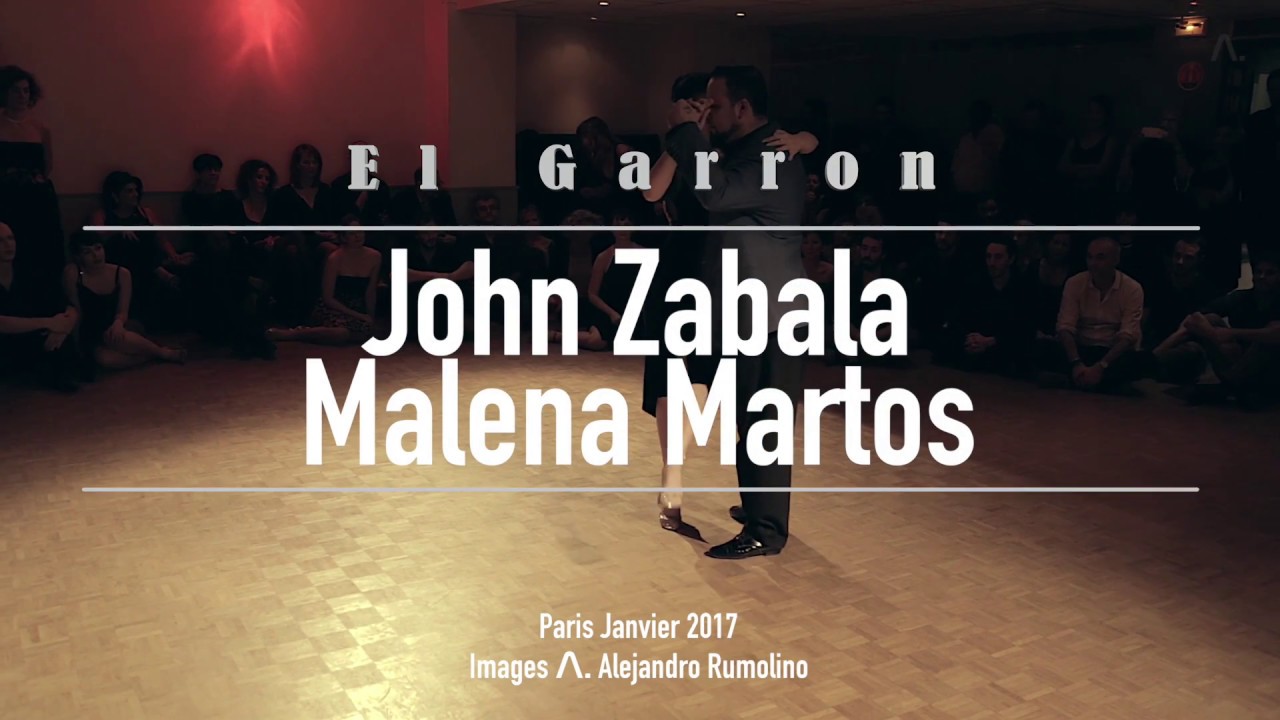 Malena Martos y John Zabala - Los despojos -  Francini Pontier - Milonga El Garron Paris ,  A.