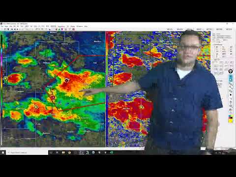 Hail Moving into OKC! Live Storm Coverage!