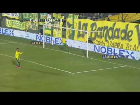 Gol de Bou. Defensa 2 Racing 1. Fecha 15. Primera División 2016