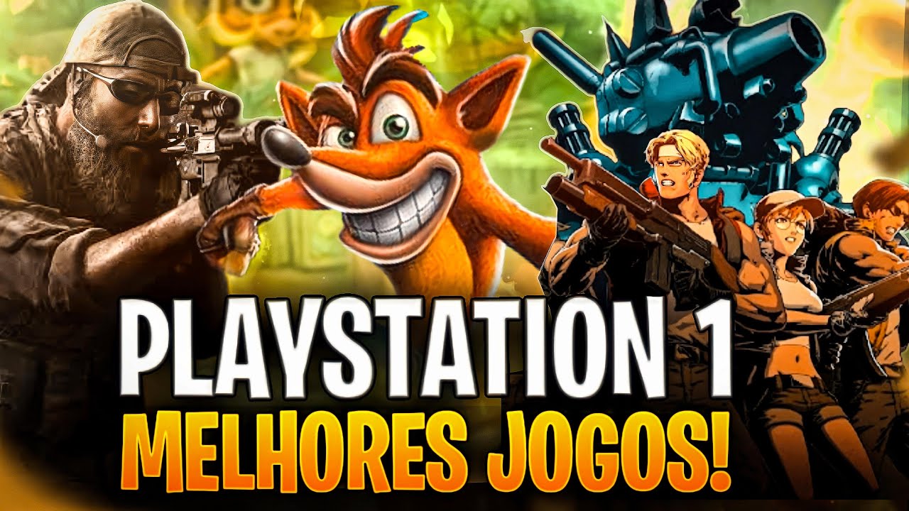 Os 25 MELHORES JOGOS de PLAYSTATION 1