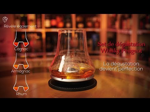 Verre Peugeot Impitoyable dégustation de whisky avec socle 38cl