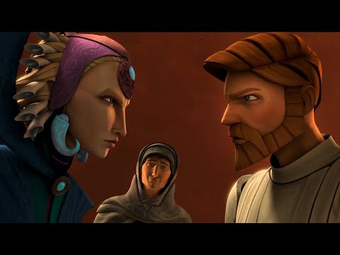 Satine Kryze vs Obi Wan Kenobi [4K HDR] - Star Wars: The Clone Wars