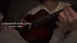 Download lagu a thousand years-christina perri (cover) mp3