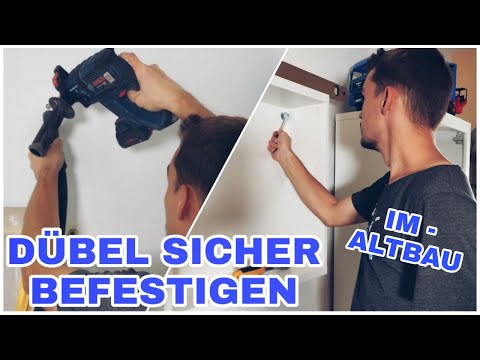 Dübelloch zu groß ? | Dübel in sandigen Wänden befestigen 🔨 - So geht's