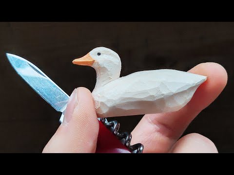 Whittle a Simple 1x1 Duck | Step-By-Step Beginner Tutorial