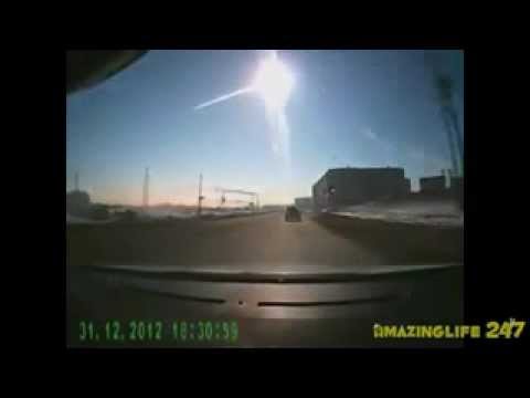 Russian Meteor Explosion   Video of Massive Meteorite Crash 5 CAMERA ANGLES