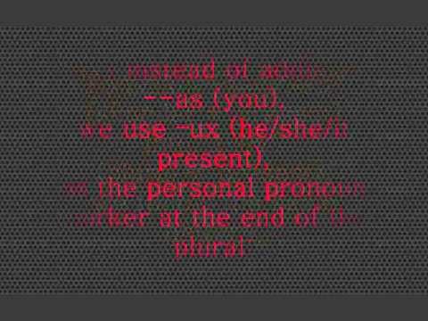 Kwakwala - Conjugating the verb "La"