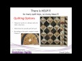 Handi Quilter Webinar - Finishing More Quilts Jan 2013