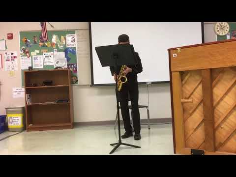 Aidan Brown - alto saxophone - Fantasia for Alto Saxophone - Claude T. Smith
