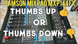 Video thumbnail for Samson Mixpad mxp144fx short Review [Tagalog] by Abyzz Official