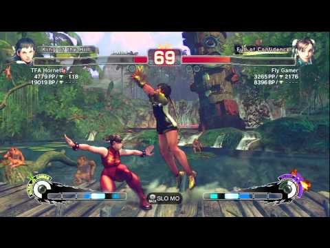 TFA Hornett (Sakura) Vs. Fly Gamer (Chun Li)