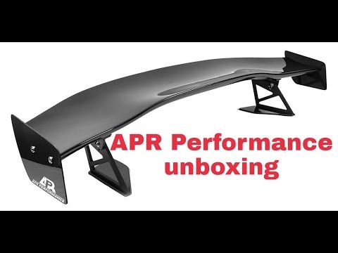 APR Performance GTC 500 Wing unboxing