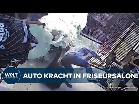 Video Thumbnail: UNFALL IN PERU: Auto durchbricht Schaufenster - Zwei Verletzte in Friseursalon in Lima!