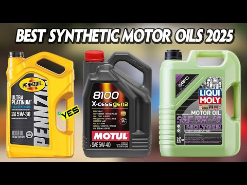 Top 5 Best Synthetic Motor Oils 2025 🚘 DON'T Buy a Motor Oil Until You See This