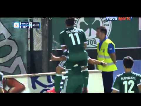 But Mehdi Abeid  Panathinaikos 1-1 Veria FC