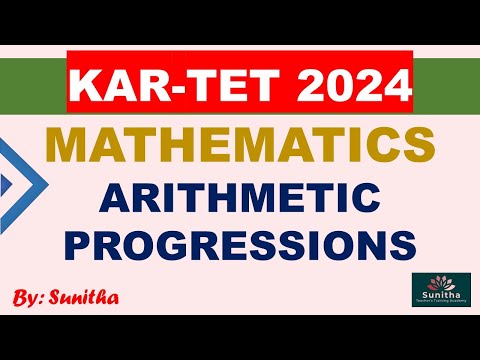 KAR-TET 2024 MATHEMATICS - Arithmetic Progressions MCQS