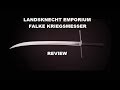 Landsknecht Emporium Falke Kriegsmesser Review