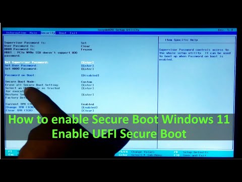 this pc must support secure boot this pc must support secure boot