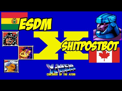 X-Men - Children of the Atom: ESDM (BOL) vs. Shitpostbot (CAN)│Fightcade FT5