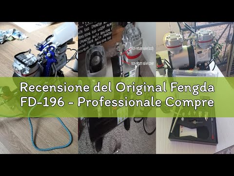 Recensione del Original Fengda FD-196 - Professionale Compressore Aerografo per modellismo con cassa
