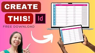 Free Printable Fitness Tracker! Easy Indesign Tutorial