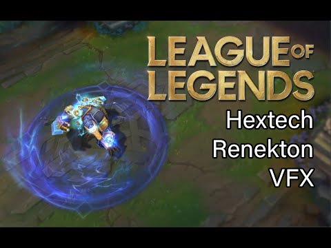 Hextech Renekton skin visual effects