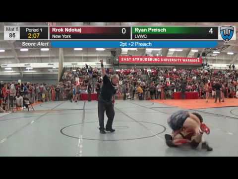 1108 Open Men 86 KG Rrok Ndokaj New York vs Ryan Preisch LVWC 407544104