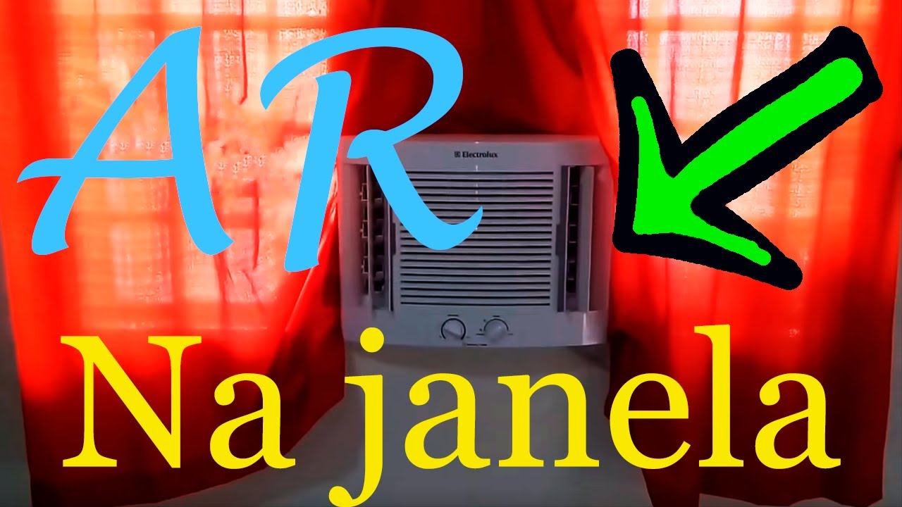 COMO INSTALAR UM AR CONDICIONADO NA JANELA ( sem quebrar paredes ). Gambiarra Rápida.