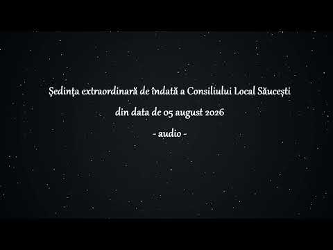 Ședințele Consiliului local