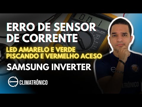 Vídeo: Erro de Sensor de Corrente Samsung Inverter — 5 Passos