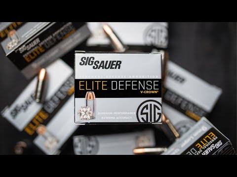 ANTHEM: V-CROWN ELITE DEFENSE Ammunition | SIG SAUER