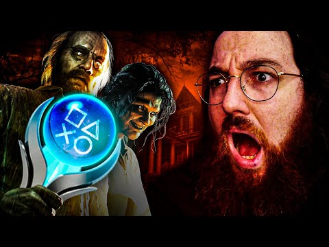 The PLATINUM trophy for RESIDENT EVIL 7 sent me to the ASYLUM