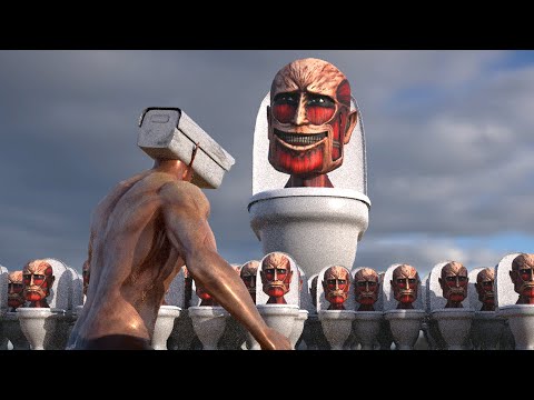 Camera Titan vs 1.000.000. Colossal Skibidi Titans - The Skibid Rumbling
