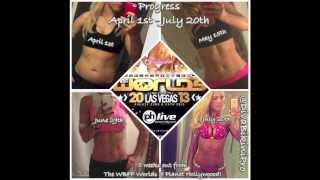 preview picture of video '14 Week Bikini Transformation & Journey to the WBFF Worlds 2013'