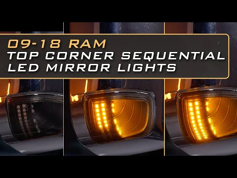 2009-2018 Dodge Ram Top Corner Morimoto XB LED Mirror lights | Install