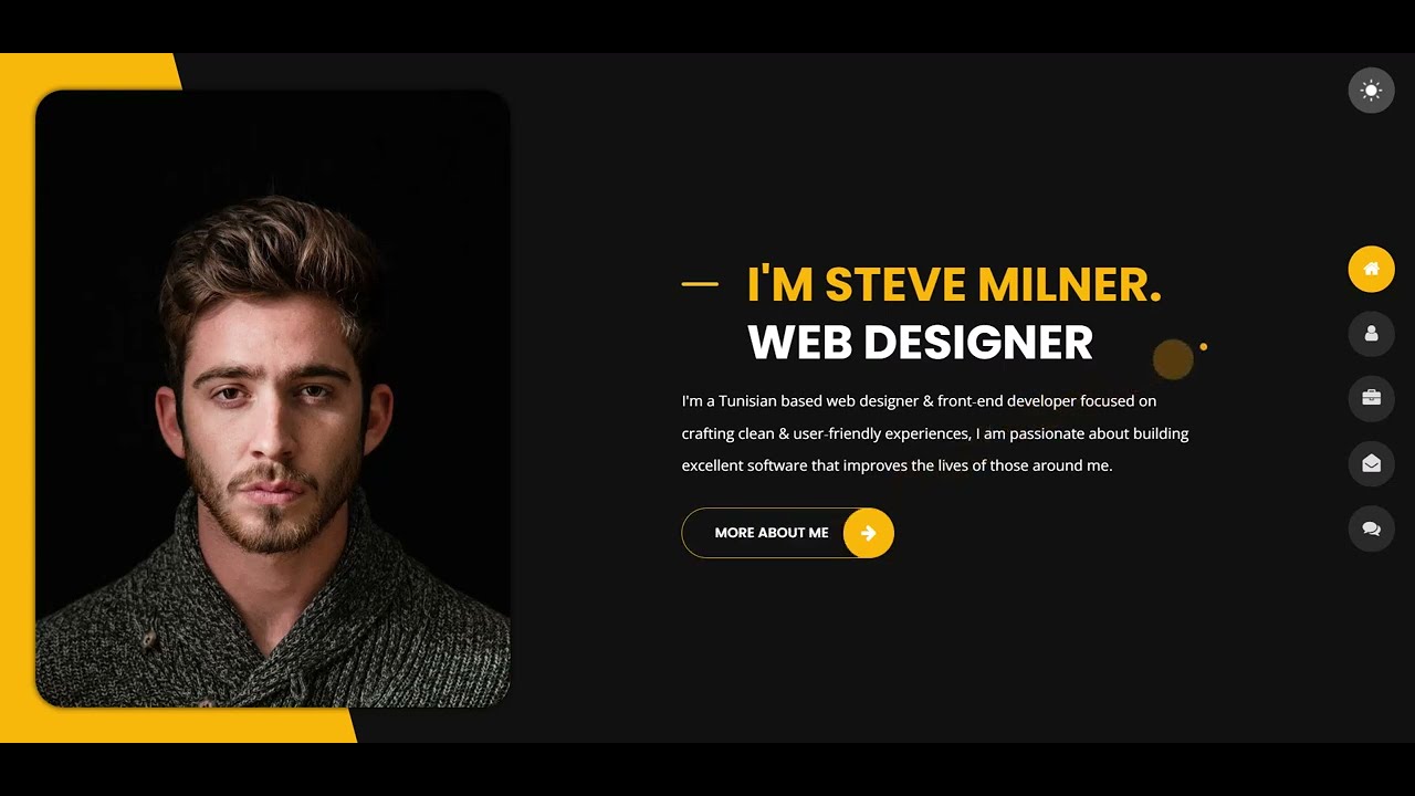 Personal Portfolio React + NextJS + RTL Template