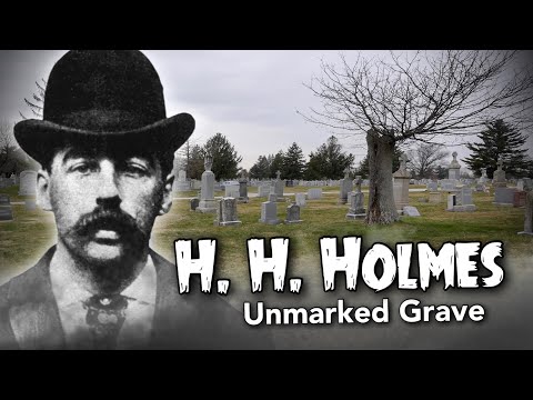 H H  Holmes America's First Serial Killer - His Unmarked Grave Location and Where He Was Executed