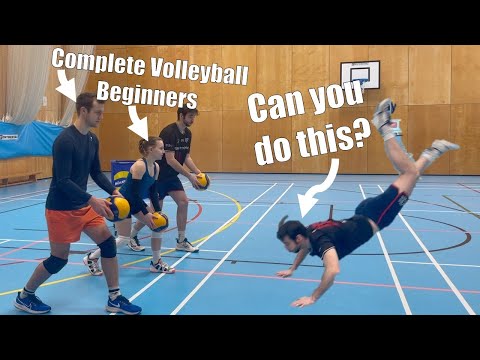 I Tried Teaching my Friends to Dolphin Dive and Jump Serve
