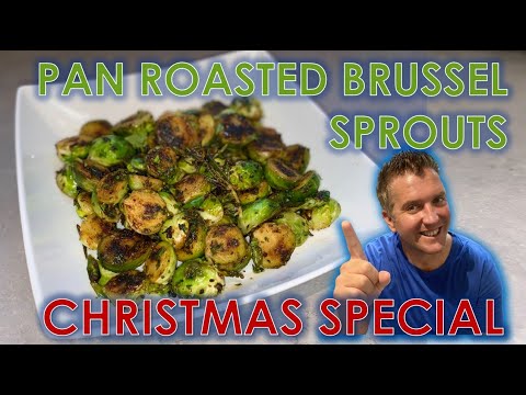 Charred Brussels Sprouts & Rosemary & Parsley Butter | Best Vegan Christmas Brussels Sprouts Recipe
