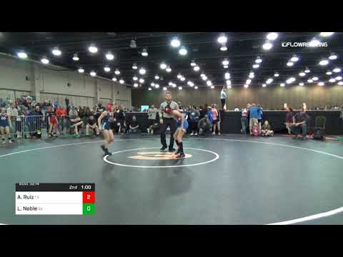 101 Lbs Consolation Alyssa Ruiz Team Texas Vs Lindsey Noble Team Georgia