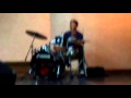 Lance Practicing Drums At GCF Ortigas Church