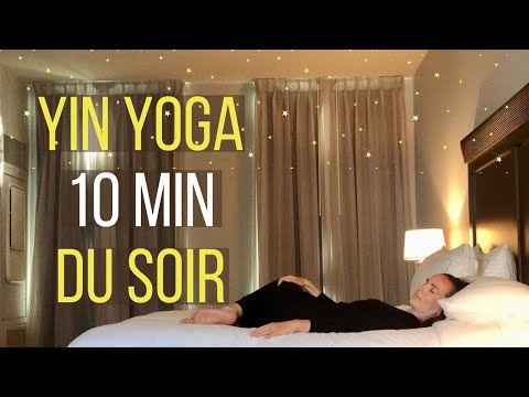 Yoga in Bed - Evening Yin Yoga (10 minutes of deep stretching)
