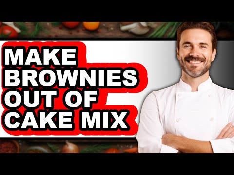 How To Make Brownies Out Of Cake Mix (Full Guide)