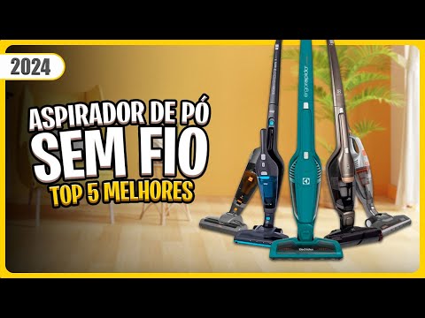 ASSISTA ANTES! Os 5 Melhores Aspiradores de Pó SEM FIO de 2024 ✅