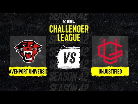 Davenport University vs. Unjustified - Map 2 [Overpass] - ESL Challenger League S42 North America