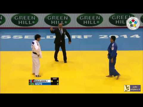 Judo 2014 Grand Prix Dusseldorf: Davaadorj (MGL) - Revite (BRA) [-66kg] bronze