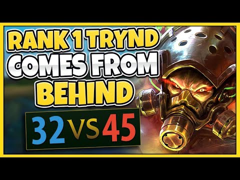 #1 TRYNDAMERE WORLD CLOSEST MATCH OF ALL TIME (HIGH ELO GAMEPLAY) - League of Legends